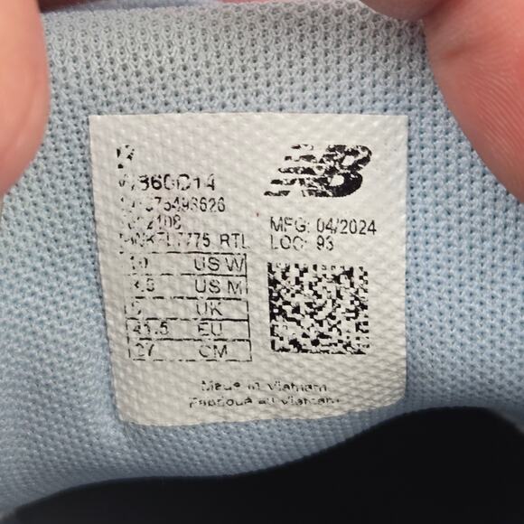 New Balance Fresh Foam 860v14 Light Chrome Blue Daily Running Shoes Womens 10 B - Picture 15 of 15